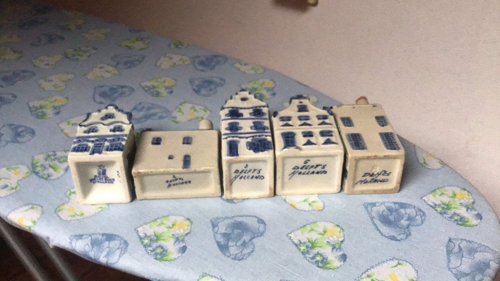 Nostalgische huisjes Delft Holland+Goedewaagen grachtenpand, Ophalen of Verzenden, Gebruikt, 1 t/m 20