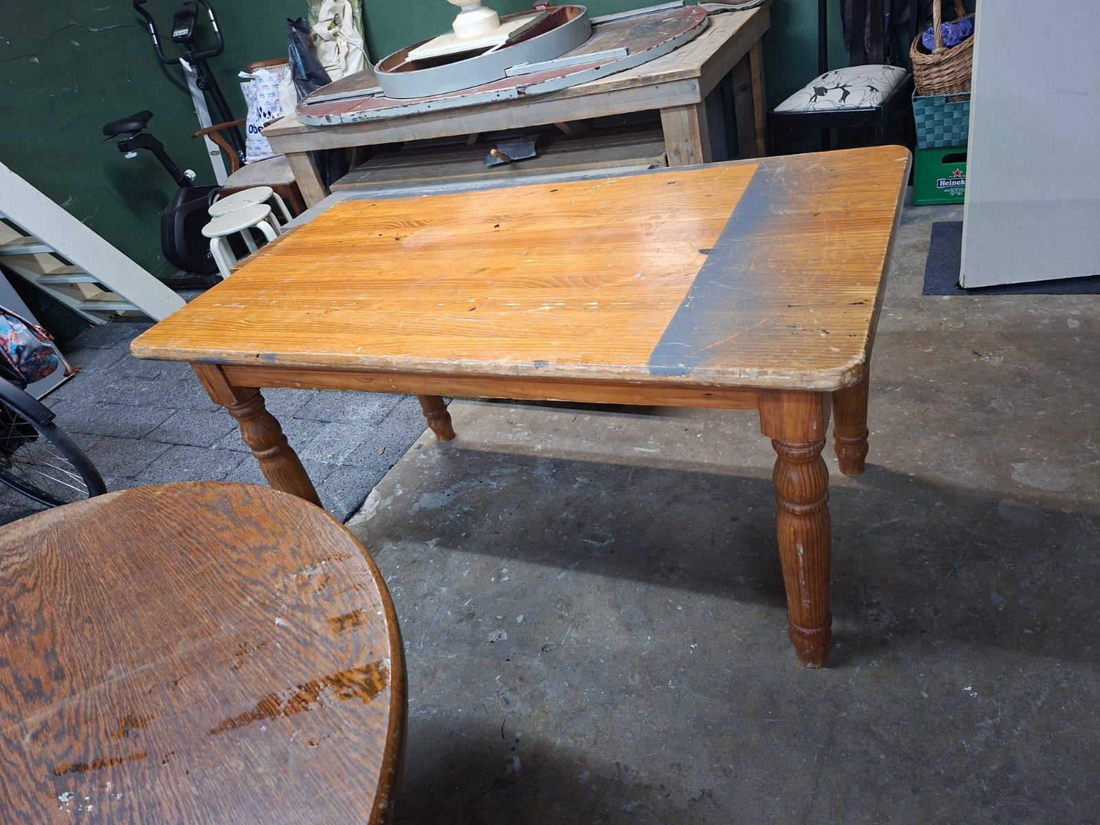 Eettafel opknapper gratis, Ophalen, Gebruikt, 50 tot 100 cm, 150 tot 200 cm