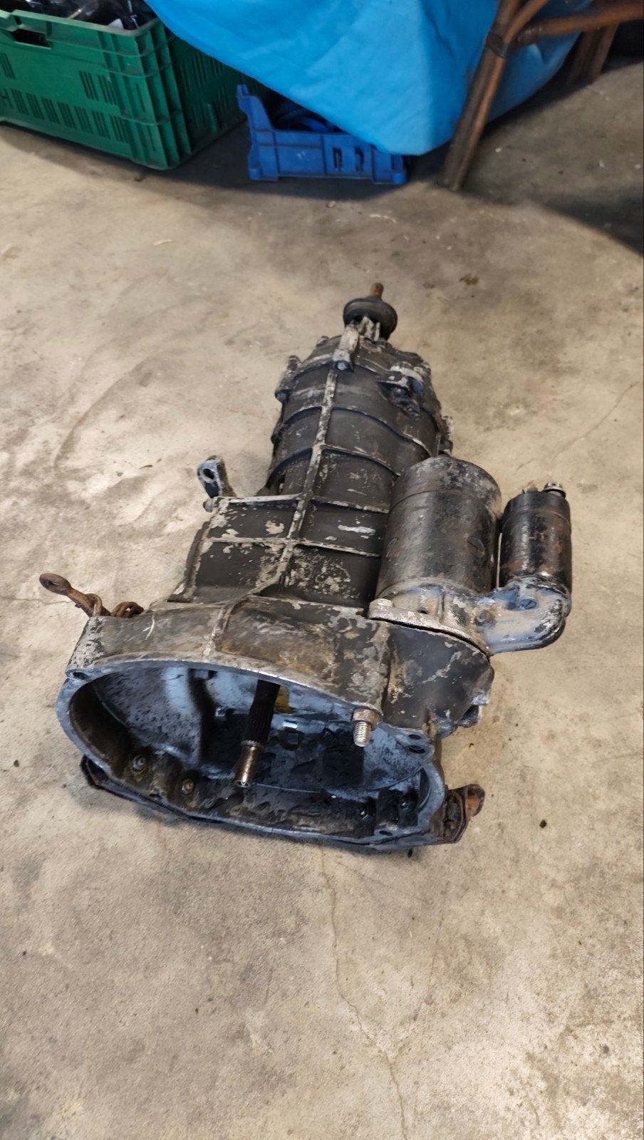 vw kever versnellingsbak AB, Ophalen