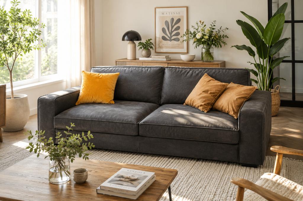 Bankstel Haveco Showroommodel Hoge Korting!!!, Ophalen, Nieuw, 75 tot 100 cm, Vierpersoons of meer