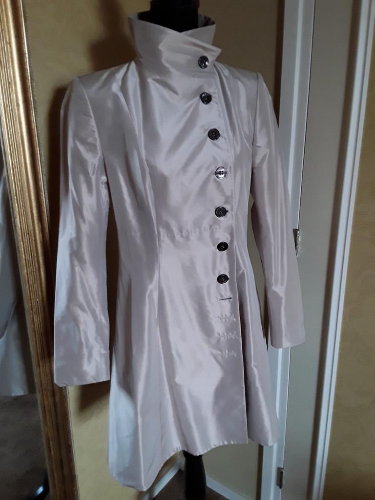 100% Zijden jas / jurk - robe manteau van Pauw, Beige, Pauw, Ophalen of Verzenden, Zo goed als nieuw