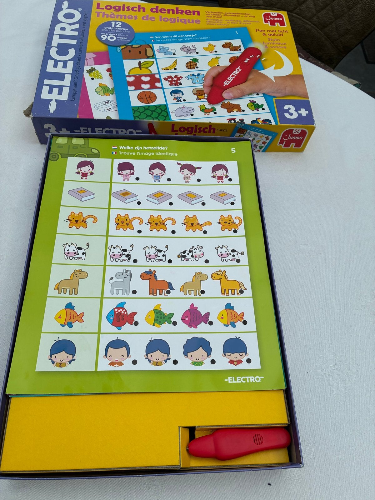 Jumbo Electro Logisch Denken - Educatief Spel 3+, Ophalen of Verzenden, Zo goed als nieuw, Puzzelen, Met geluid