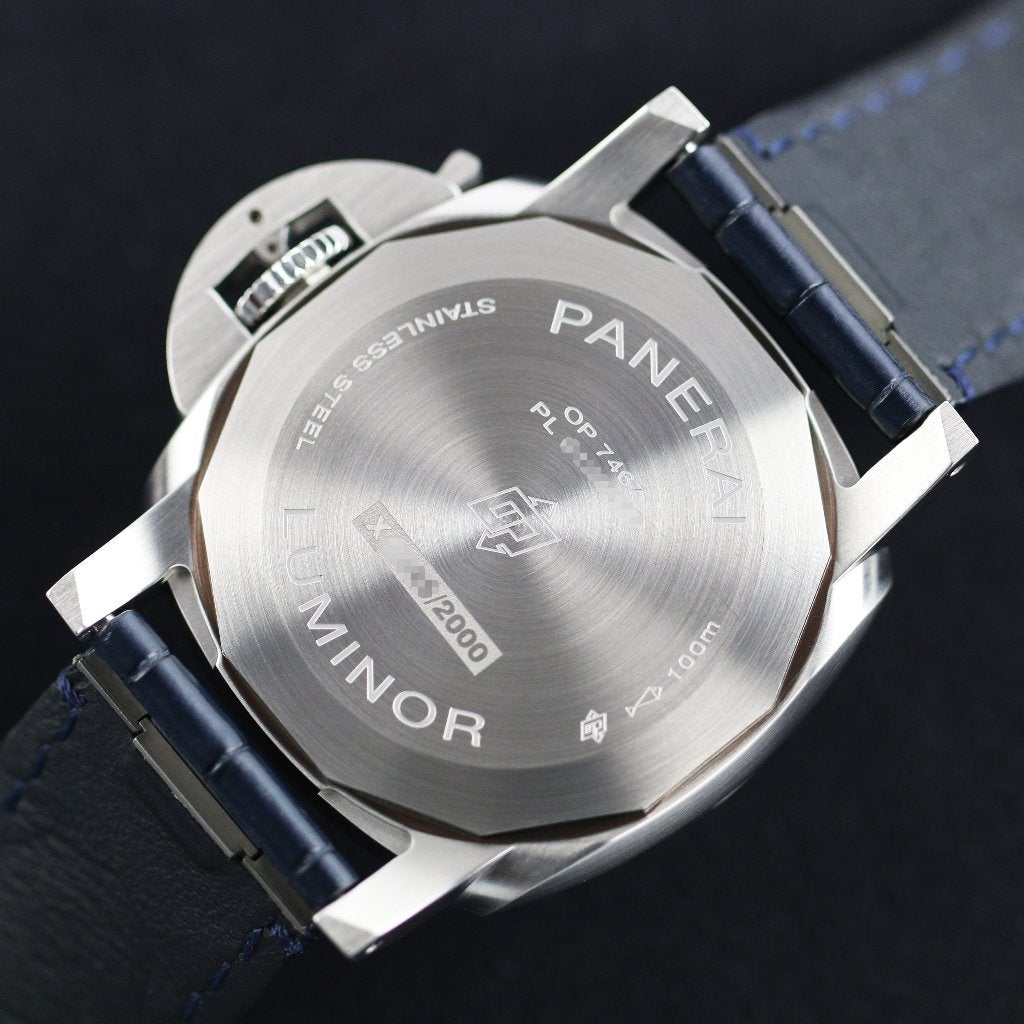 Panerai Luminor Marina Quaranta 40 (Zeer goed/ 2022), Overige merken, Leer, Staal, Polshorloge