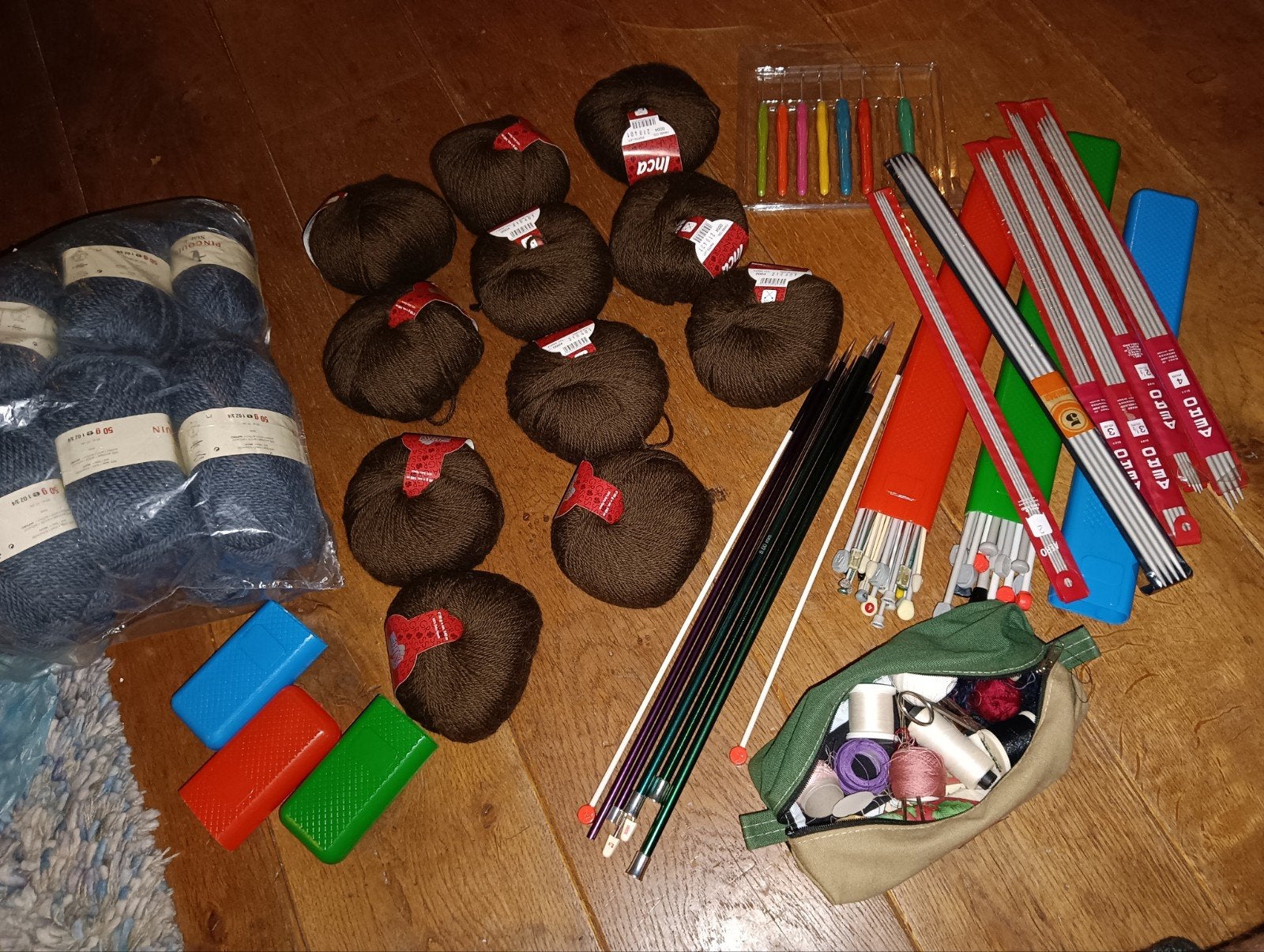 Breipakket: Wol, Breinaalden & Accessoires, Ophalen of Verzenden, Gebruikt, Breien, Wol of Garen