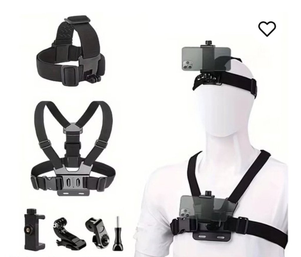 Phone + camera action chest mount, Ophalen of Verzenden, Nieuw