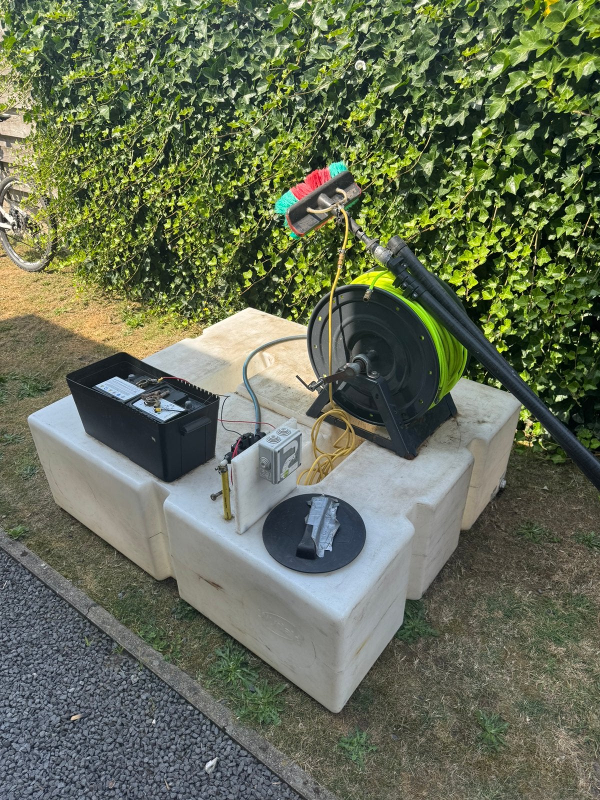 Telewash-systeem 300 liter te koop met accessoir, Ophalen, Gebruikt