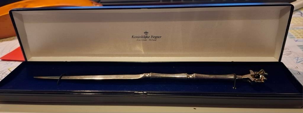 Koninklijke Begeer Briefopener - Kabelleggers, Antiek en Kunst, Ophalen of Verzenden