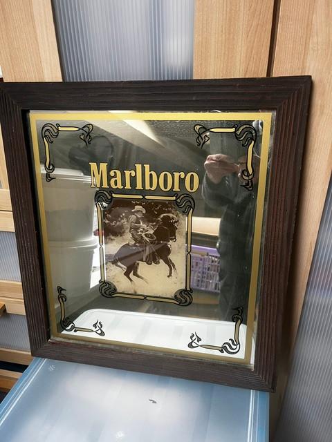 MARLBORO RECLAME SPIEGEL, Ophalen of Verzenden, Huis en Inrichting