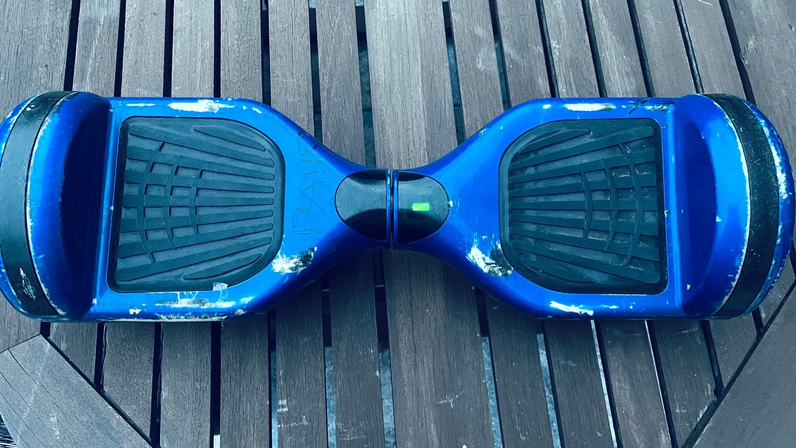 Blauwe Denver Hoverboard, Ophalen of Verzenden, Zo goed als nieuw