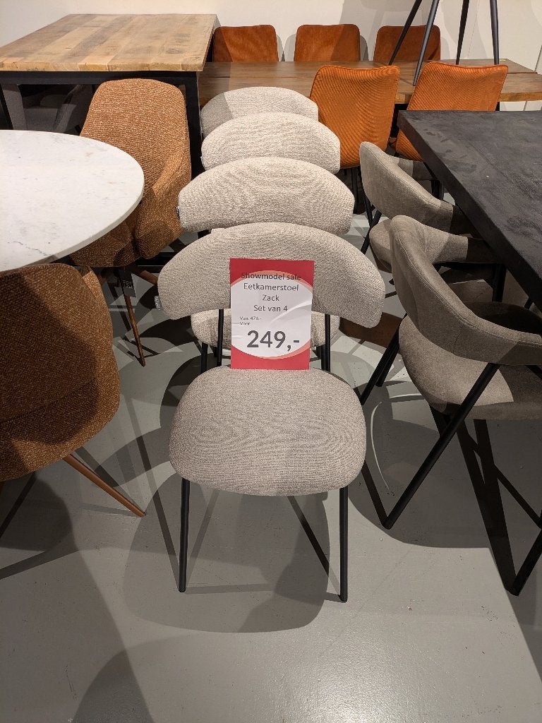 NIEUWE SET EETKAMERSTOELEN VOOR SPOTPRIJS, Ophalen, Overige kleuren, Nieuw, Stof