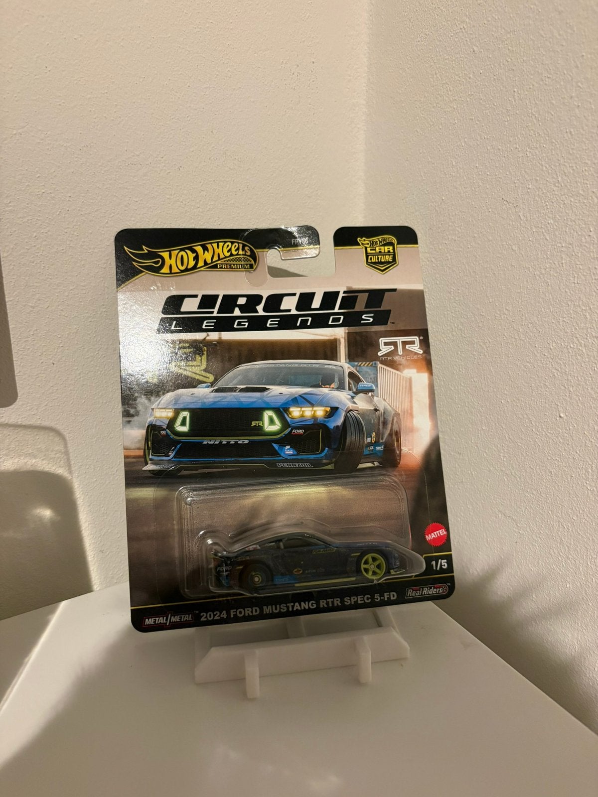 Hot Wheels Premium Ford Mustang RTR Spec, Ophalen of Verzenden, Zo goed als nieuw, Auto