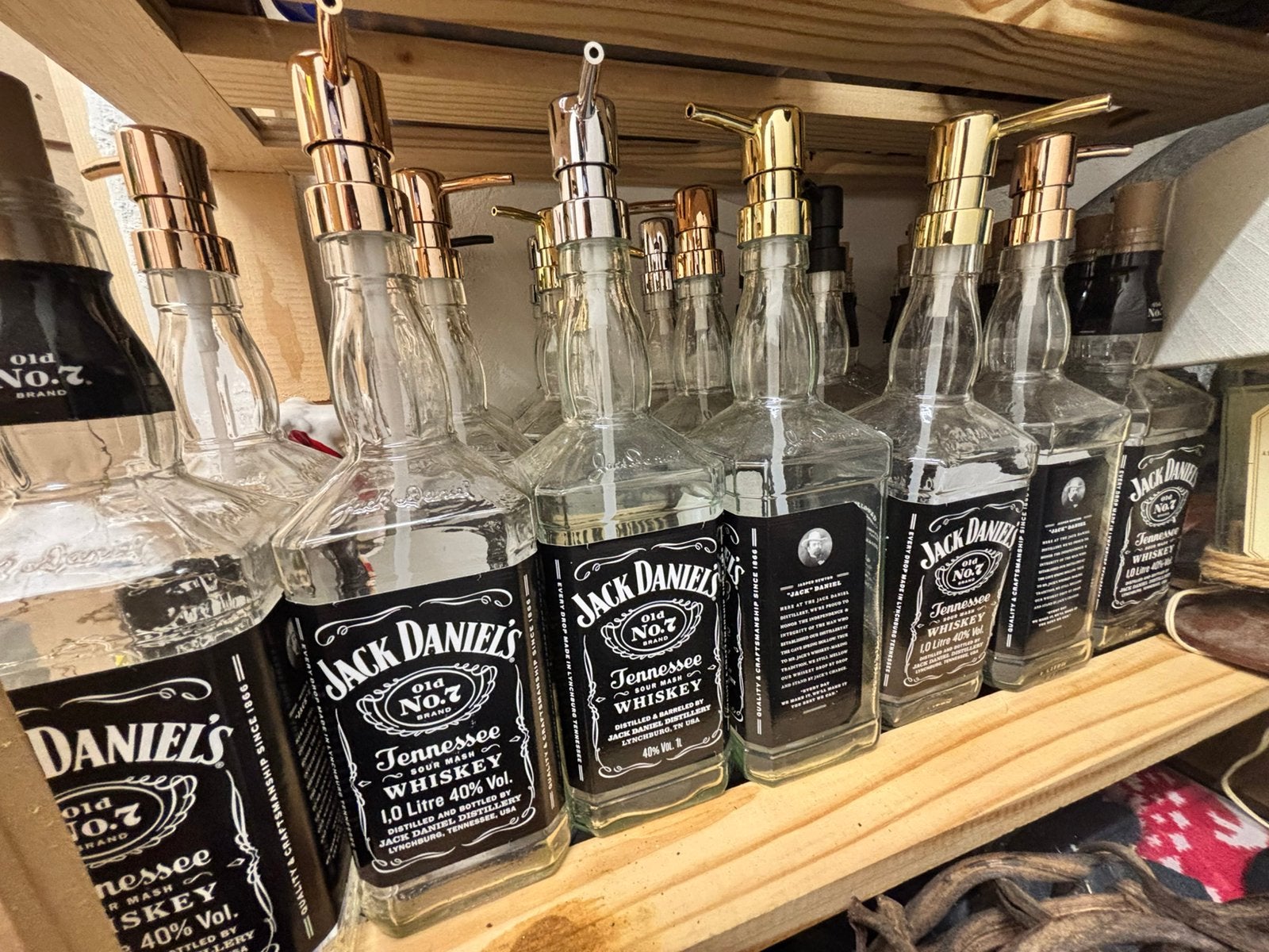 28x jack daniels zeeppomp/lamp, Ophalen of Verzenden