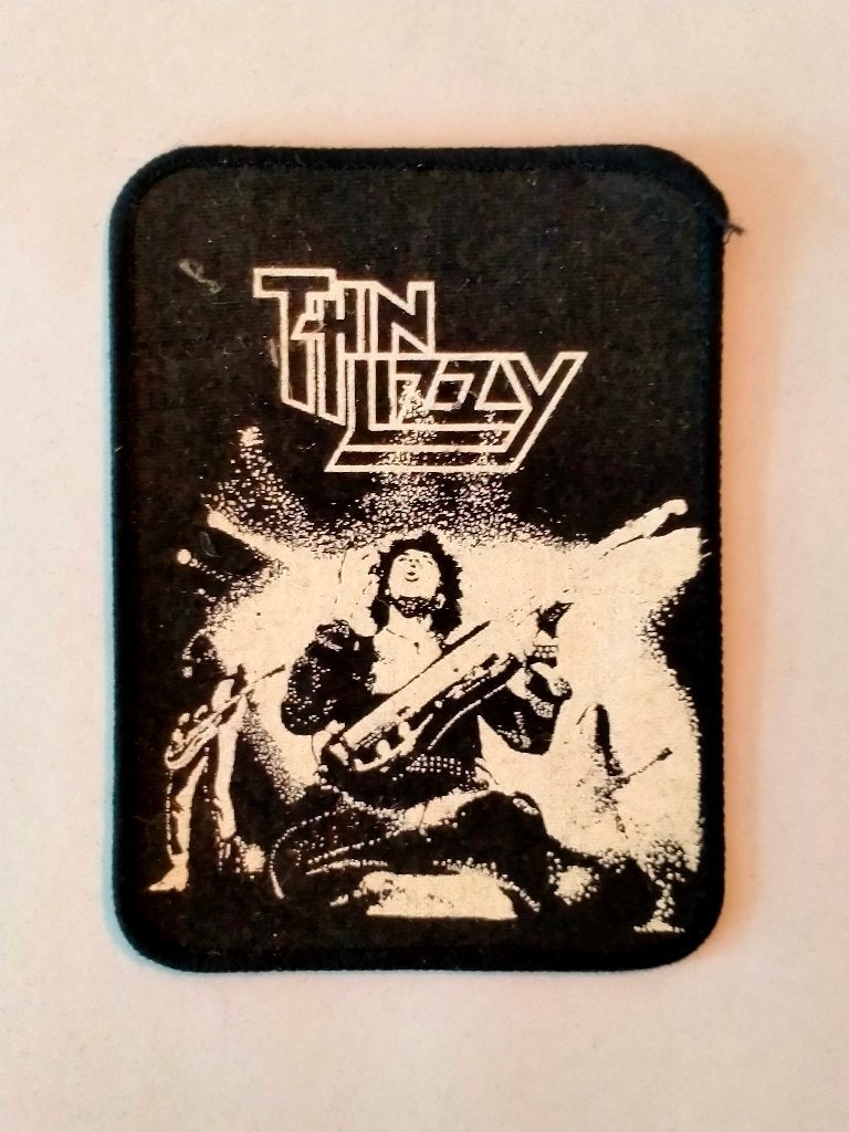Thin Lizzy live and Dangerous vintage muziek rock patch, Ophalen of Verzenden, Zo goed als nieuw, Kleding
