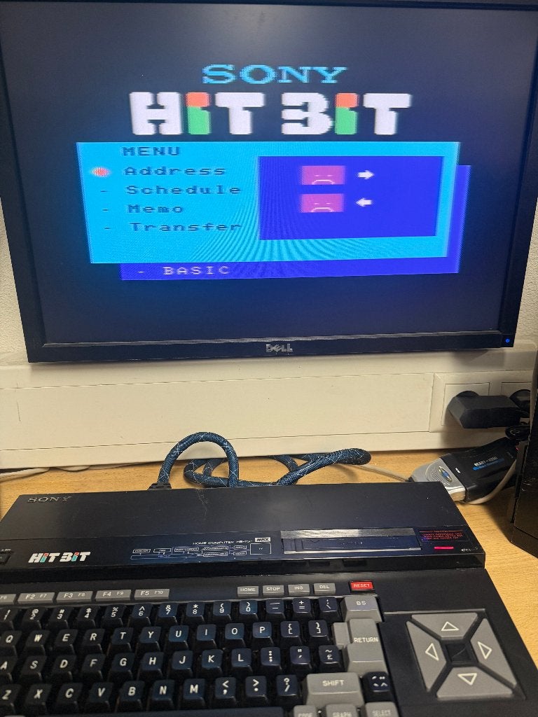 msx hb-75p 1 homecomputer uit 1984 voor reparatie, Computers en Software, Ophalen of Verzenden, Vintage computer