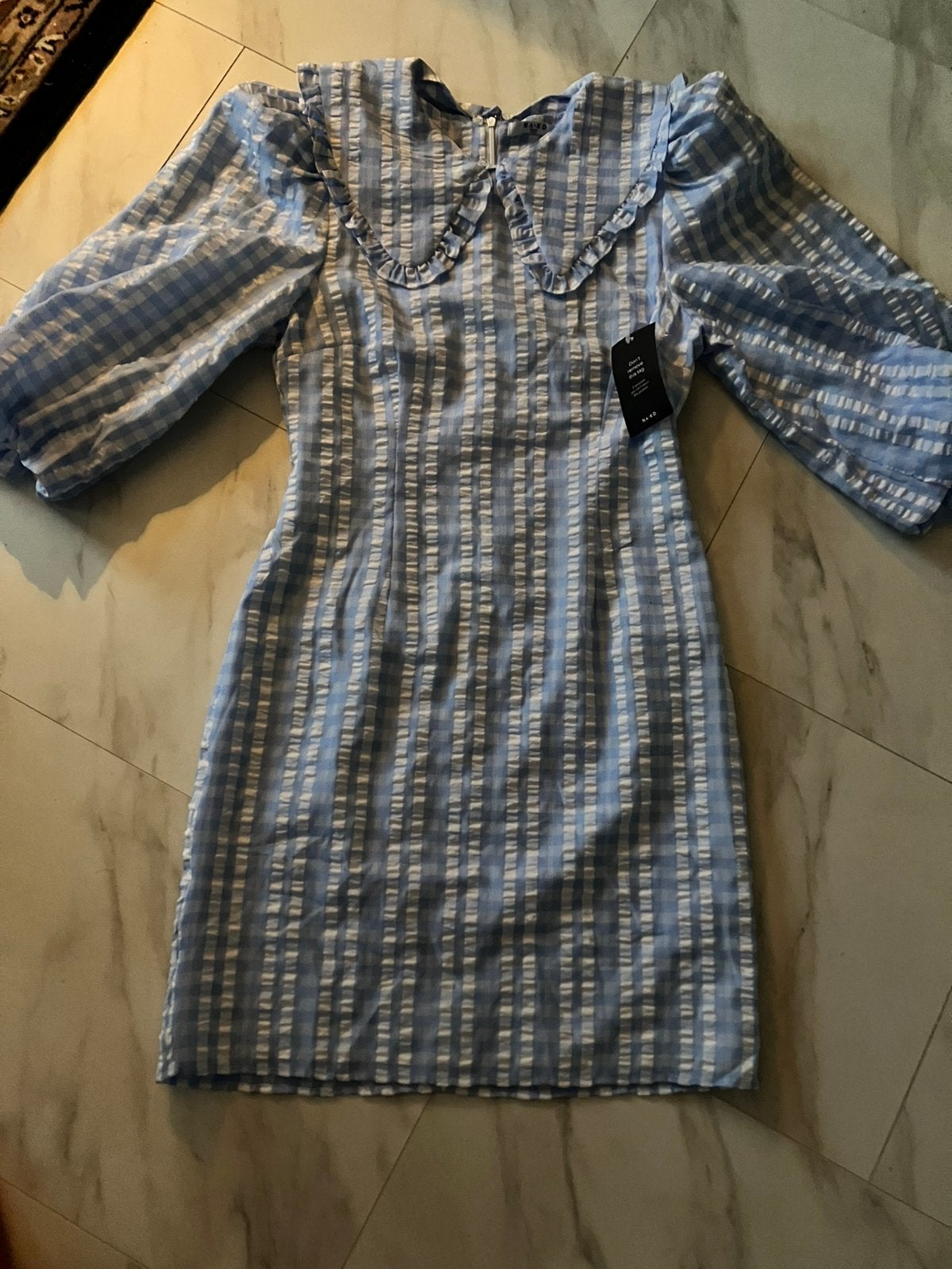 NA-KD  Jurk maar 36 NIEUW !!, Ophalen, Blauw, Jurk, Nieuw