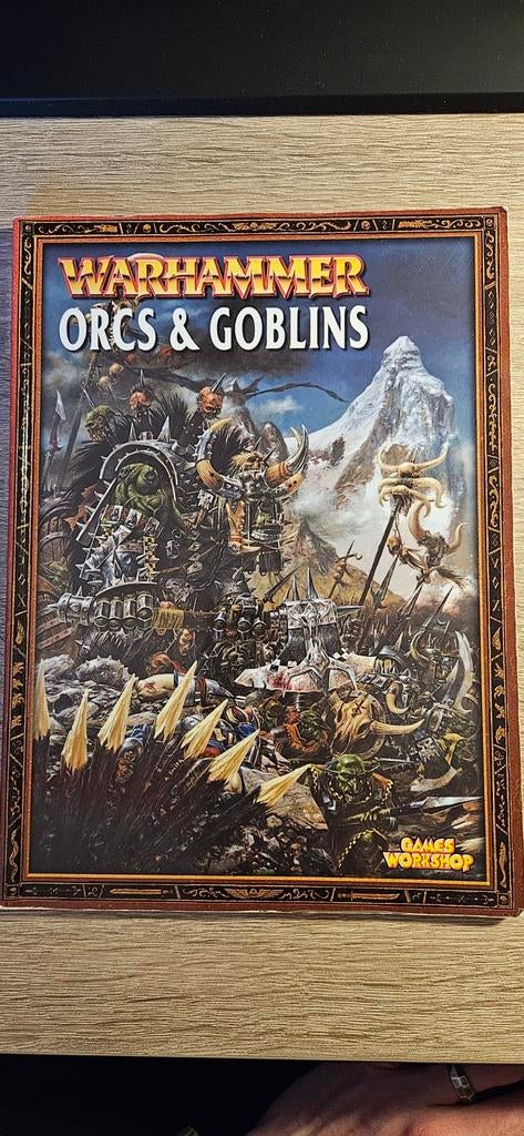 Warhammer Orcs & Goblins Legerboek (Engels), Boeken, Fantasy, Ophalen of Verzenden