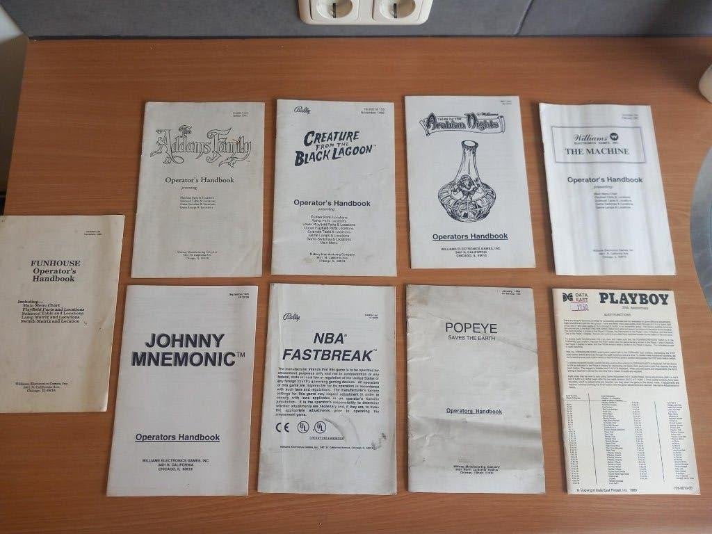 oprator handbooks diversen, Ophalen, Gebruikt, Dot-matrix, Onderdeel of Defecte kast