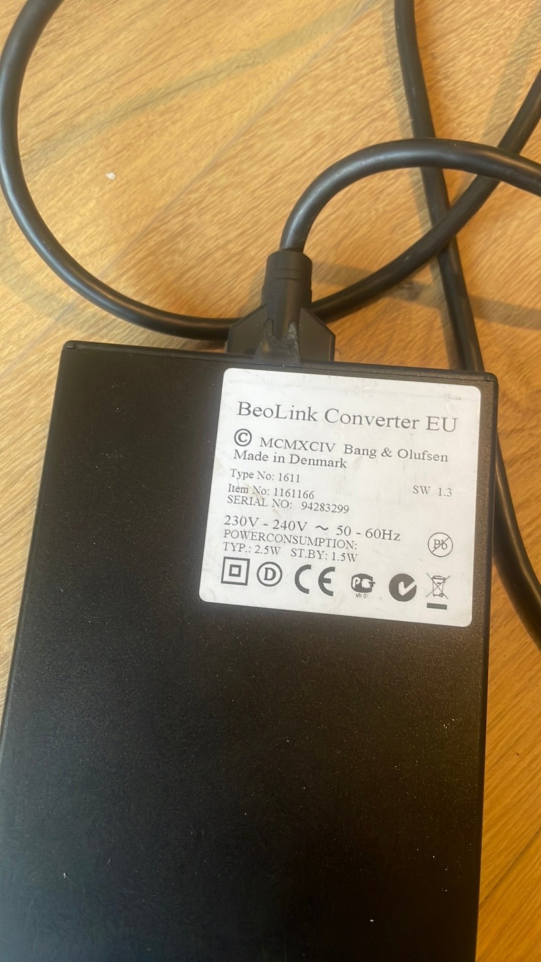 Bang & Olufsen BeoLink Converter EU (Type 1611), Ophalen of Verzenden, Gebruikt
