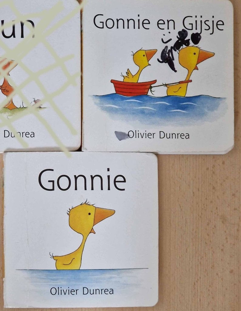 Gonnie & Gijsje, Ophalen of Verzenden, Gelezen, Olivier Dunrea, 2 tot 3 jaar