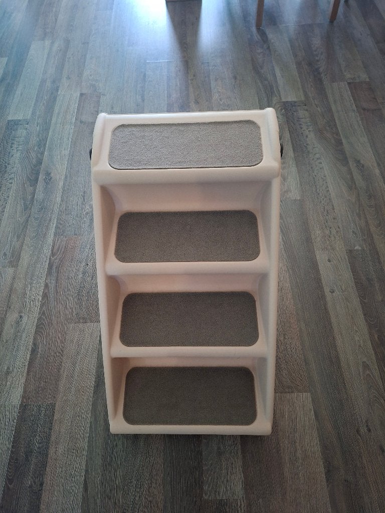 Hondentrap Easy Up Stairs, grote treden met antislip, beige, Overige merken, Ophalen, Nieuw, Hondentrap