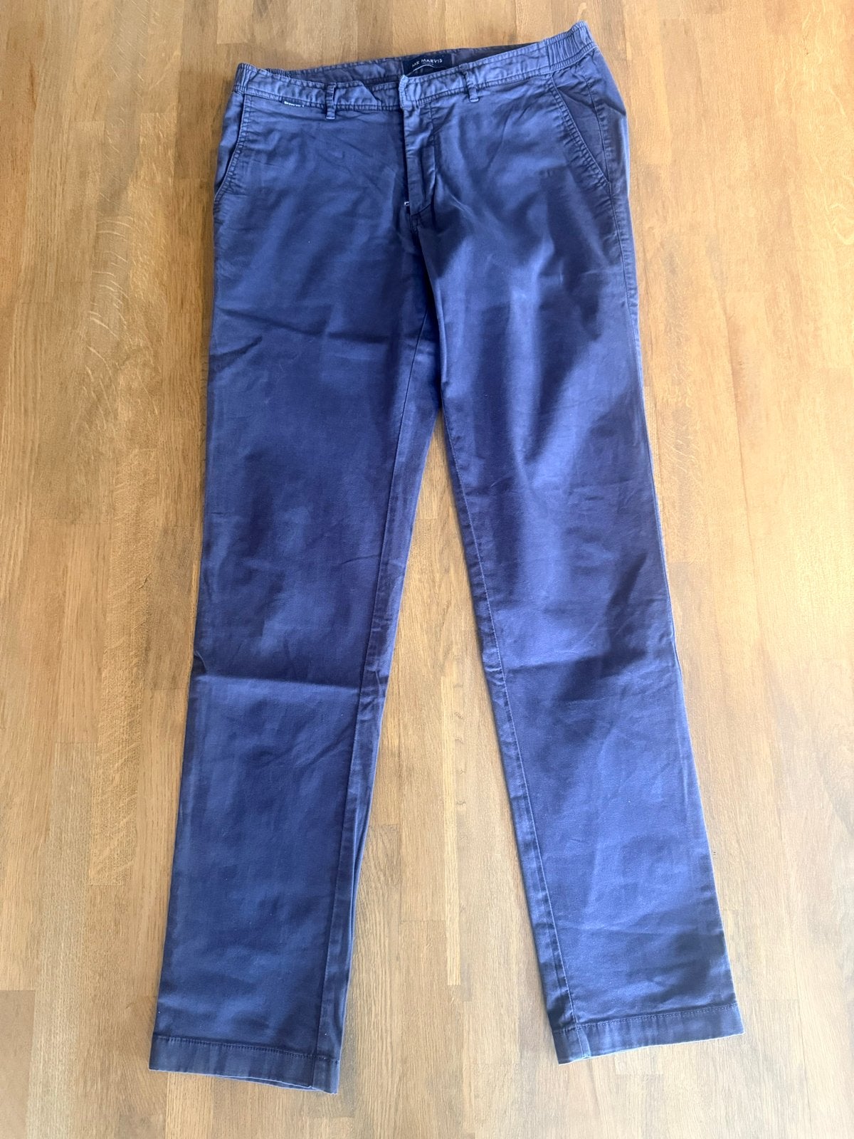 Mr Marvis The Cosmics lange broek - Maat W34 L32, Ophalen of Verzenden, Gedragen, Overige maten, Blauw
