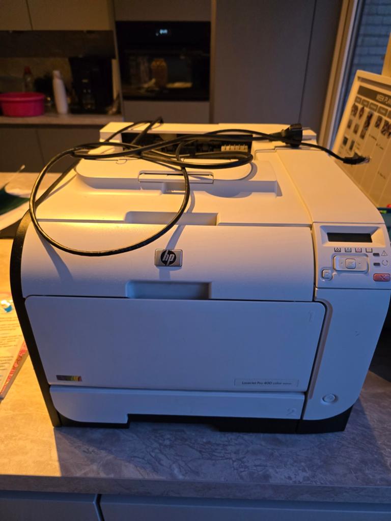 HP LaserJet Pro 400 Color M451dn Laserprinter, Ophalen, Gebruikt, Kleur printen, Printer