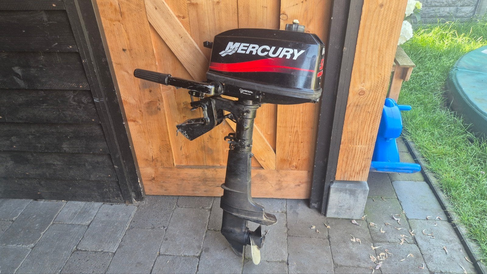 Buitenboordmotor 5pk Mercury 2 takt, Watersport en Boten, Bootonderdelen, Ophalen, Gebruikt