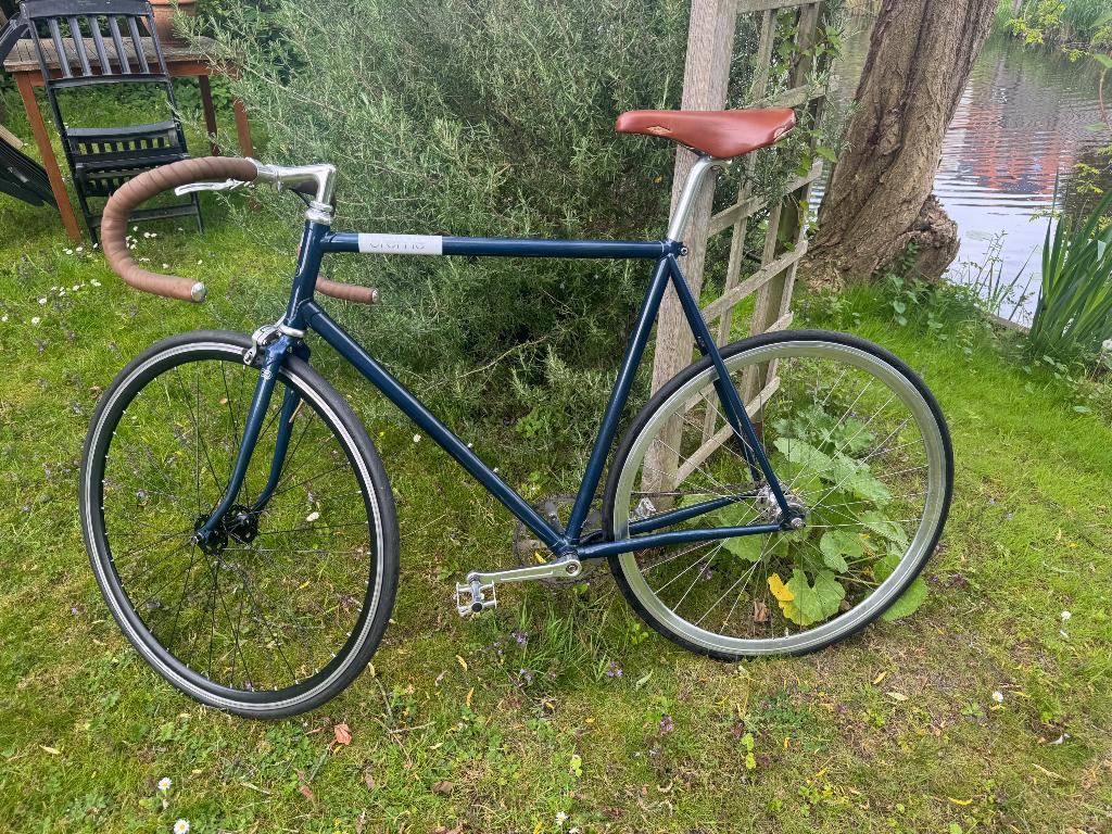 Creme Cycles Vinyl Doppio Fixie / Single Speed – Maat L, Gebruikt, Staal, Heren, Ophalen
