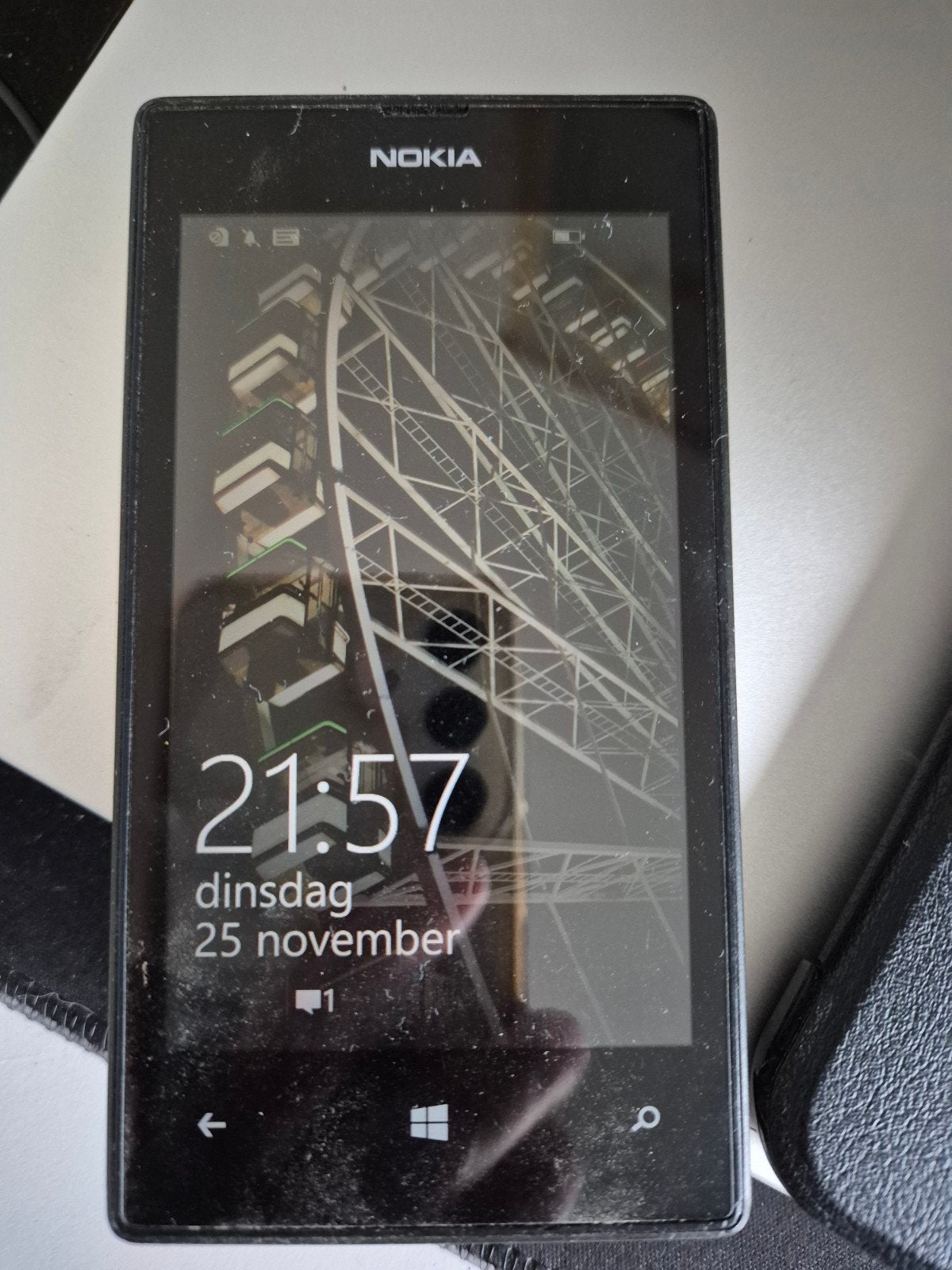 Nokia Lumia 520, Gebruikt, Zwart, Touchscreen, 3 tot 6 megapixel