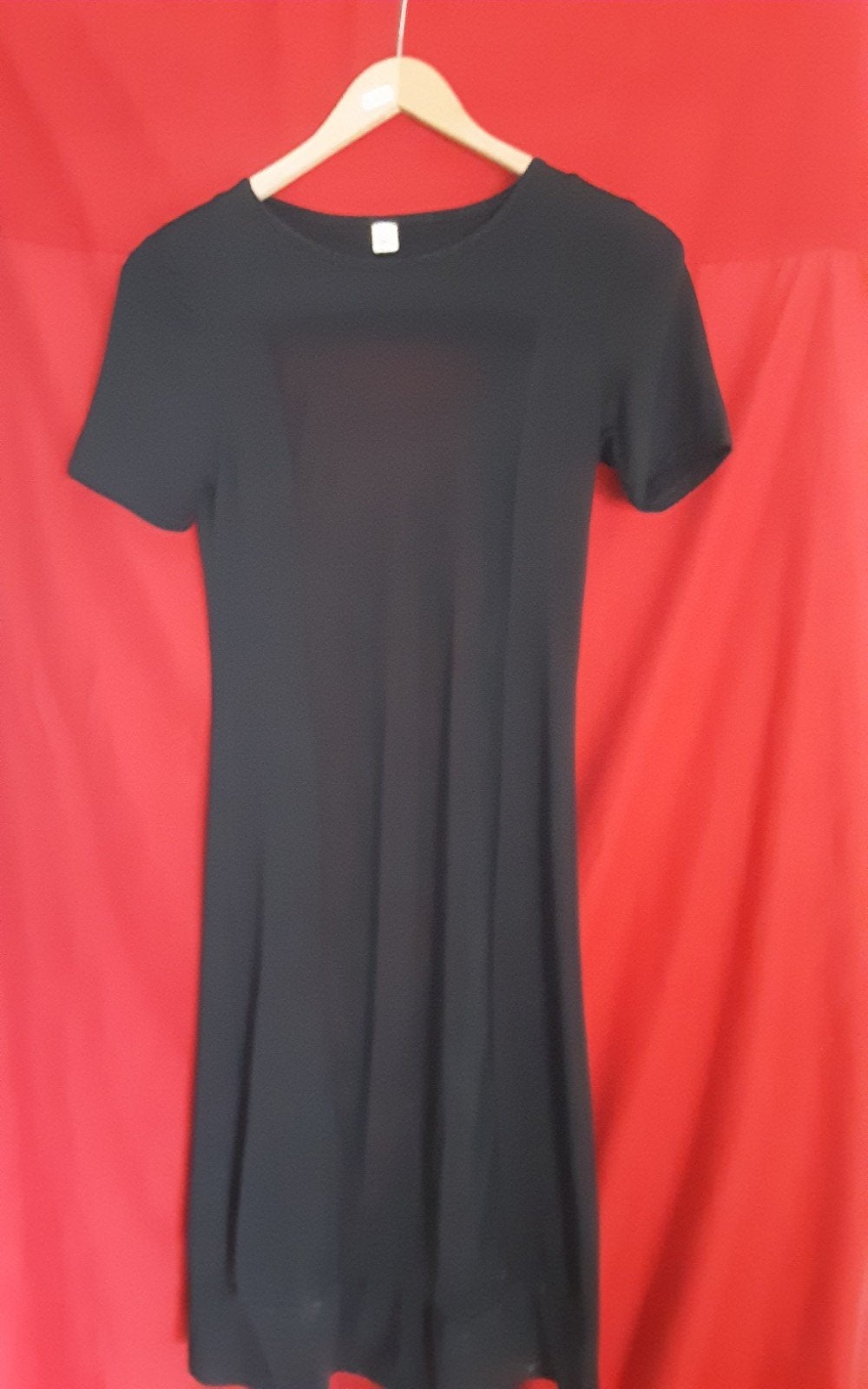 Kinky sexy Transparante Zwarte Jurk met Korte Mouwen, Maat 38/40 (M), Zwart, Ophalen of Verzenden, Knielengte