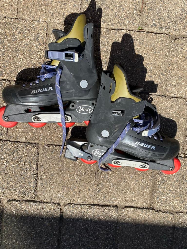 Bauer Stunt Skeelers met Nieuwe Wieltjes, Gebruikt, Bauer, Heren, Ophalen of Verzenden
