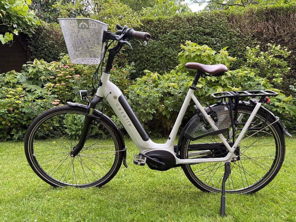 Gazelle Grenoble, elektrisch, Fietsen en Brommers, Fietsen | Dames | Damesfietsen, Ophalen, Velgrem, Versnellingen, Gazelle