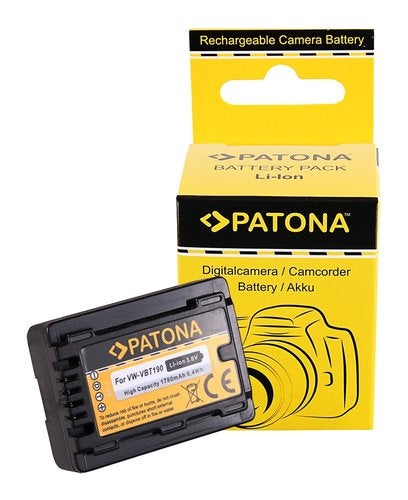 Battery Panasonic VW-VBT190 HC-VX870 VX878 VX989 VXF999, Verzenden, Nieuw