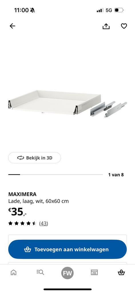 IKEA keuken onderdelen | METOD / MAXIMERA / UTRUSTA, Ophalen, Zo goed als nieuw