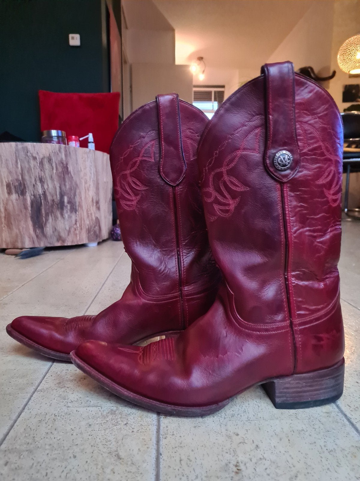Marlboro cowboy laarzen mt 44. Rood. Western boots, Kleding | Heren, Schoenen, Ophalen of Verzenden, Gedragen, Overige kleuren