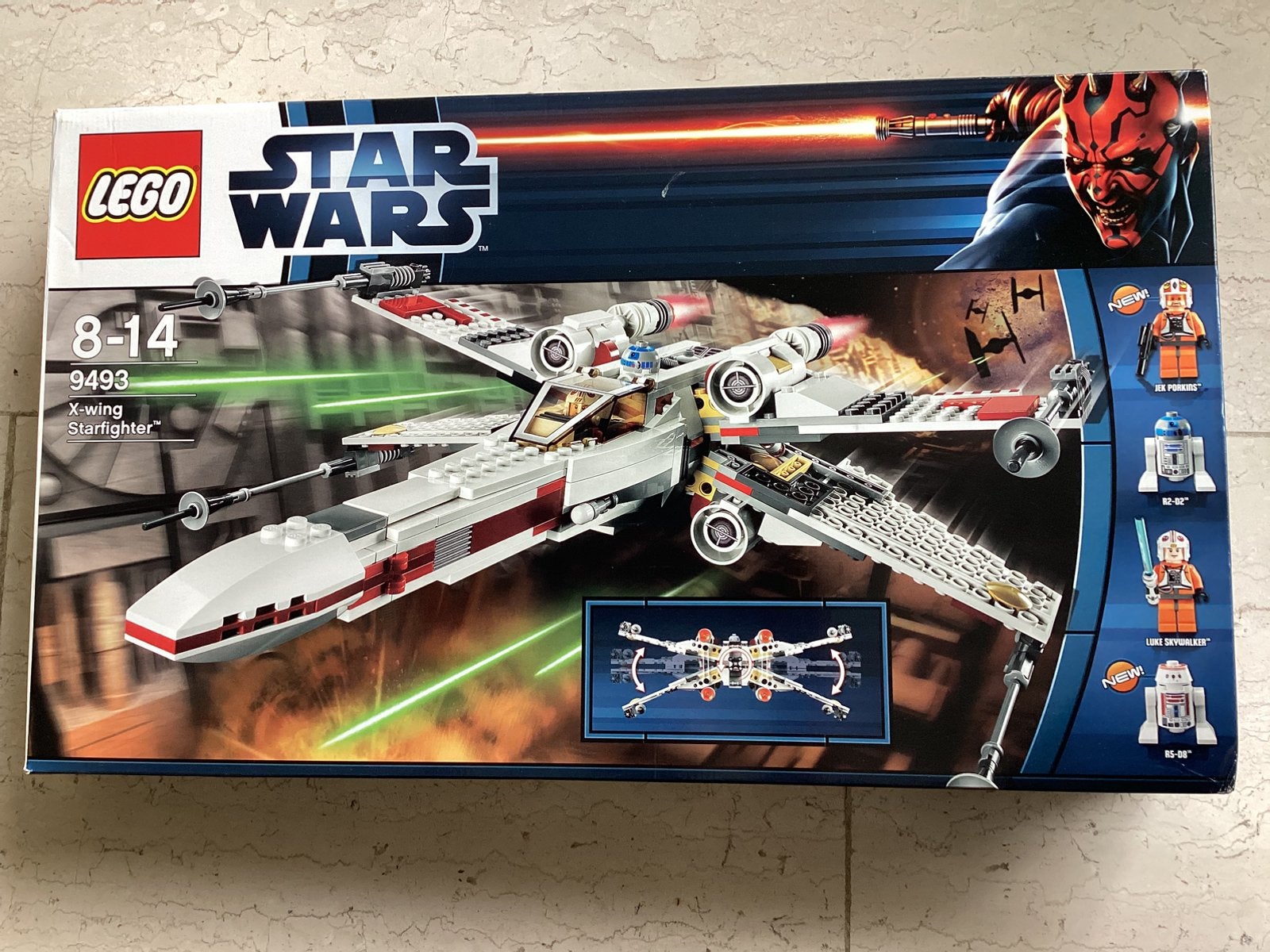 Lego 9493 Star wars x- wing starfighter, Kinderen en Baby's, Speelgoed | Duplo en Lego, Ophalen of Verzenden, Zo goed als nieuw