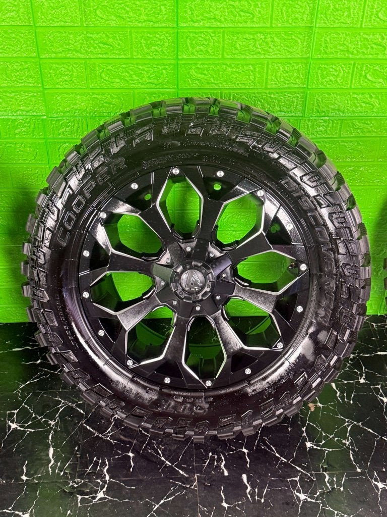 5X Nieuwe Jeep Wrangler wielen 20'' mud tire 5x127 en 5x108, Niet ingevuld, Gebruikt, Banden en Velgen, Niet ingevuld