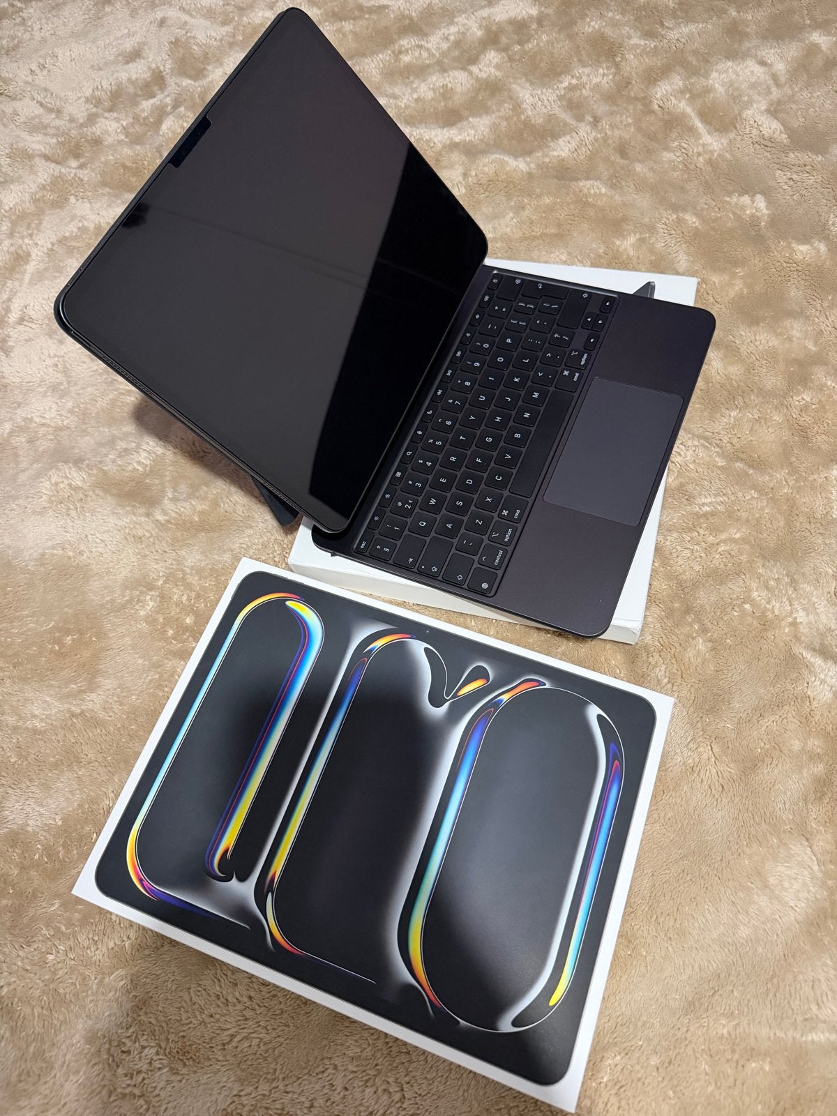 iPad Pro M4 256GB Zwart + Magic Keyboard 13 inch, Computers en Software, Apple iPads, Zo goed als nieuw, Apple iPad Pro, Wi-Fi