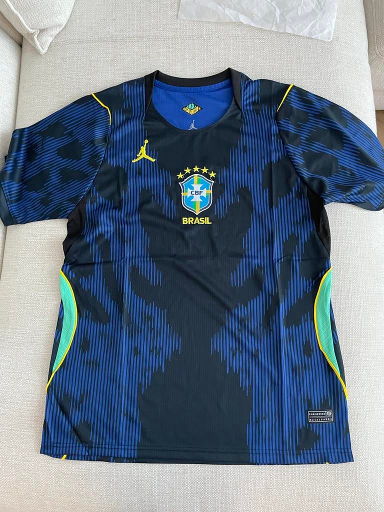 Nike Jordan Brazilië Thuisshirt - Maten S en L, Maat S, Ophalen of Verzenden, Nieuw, Shirt