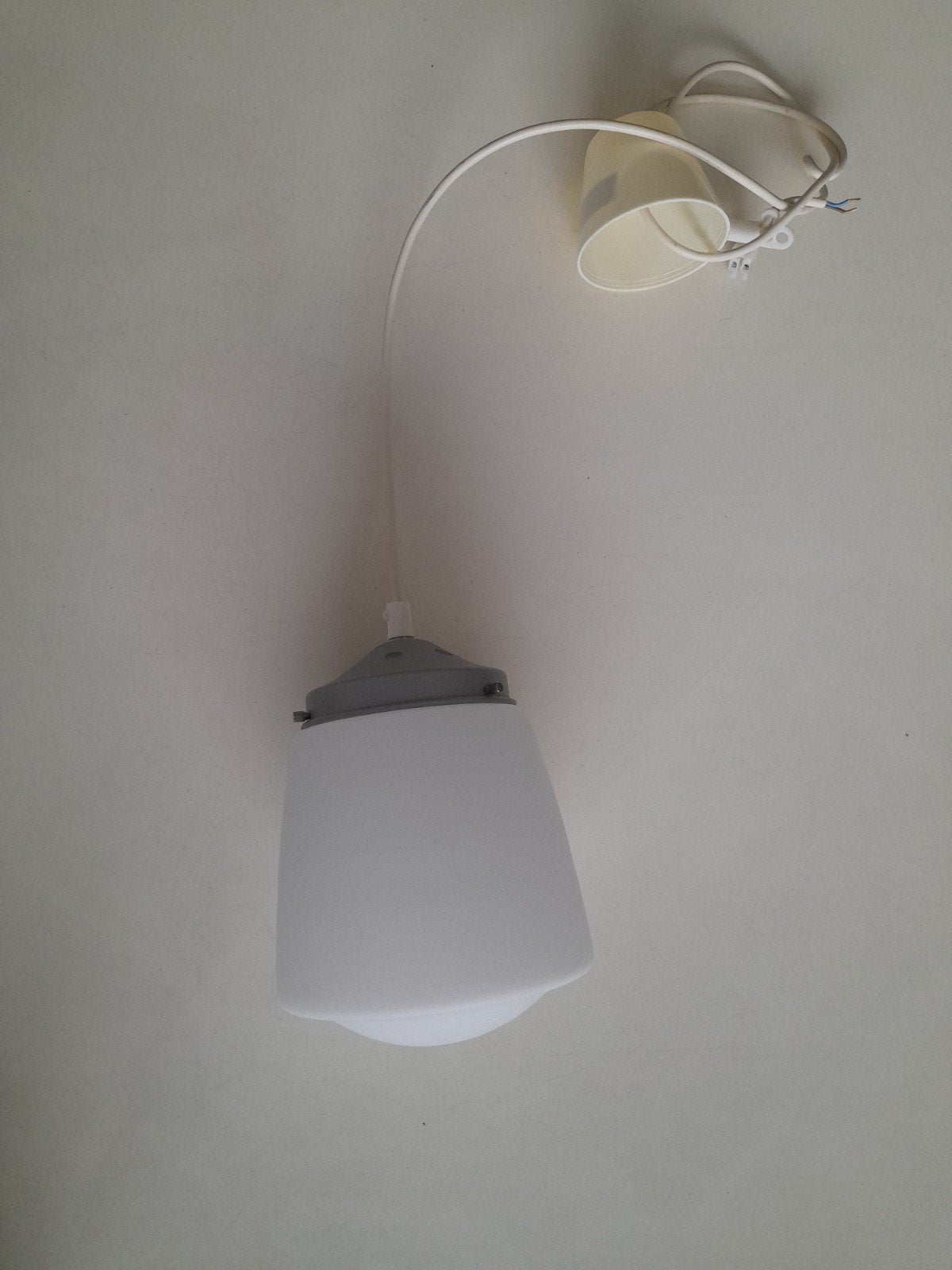 Hanglamp glas Ikea - zgan, Ophalen, E27 (groot), Ikea, Glas