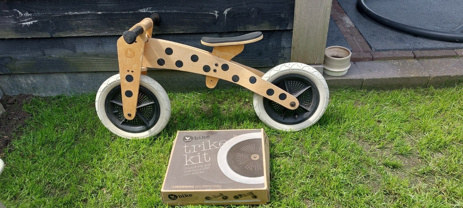 Wishbone Bike met Trike kit - om te bouwen naar driewieler, Ophalen, Gebruikt, Loopfiets