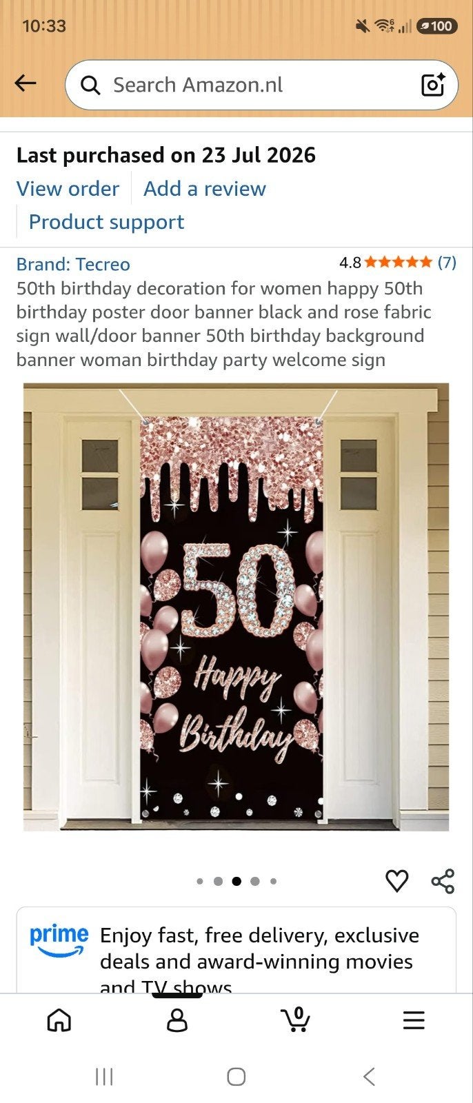 50th birthday decoration, Ophalen, Nieuw, Verjaardag