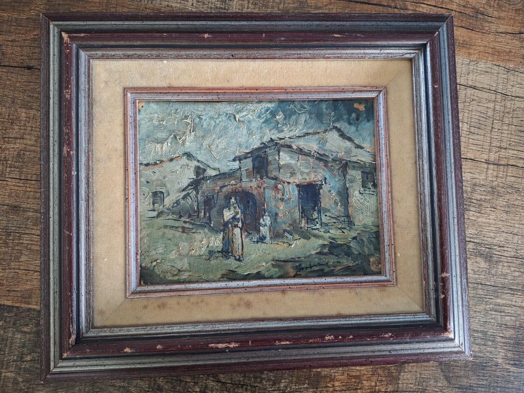 Schilderij Goedvriend, Ophalen