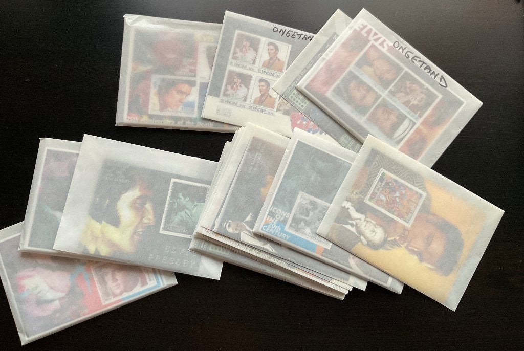 Foto 12 van Grote Stock Postfris Duizenden Thema Postzegelvelletjes