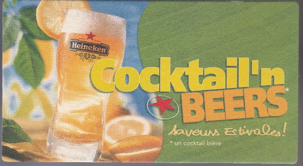 Bierviltje  Heineken A 609, Verzenden, Gebruikt, Viltje(s), Heineken