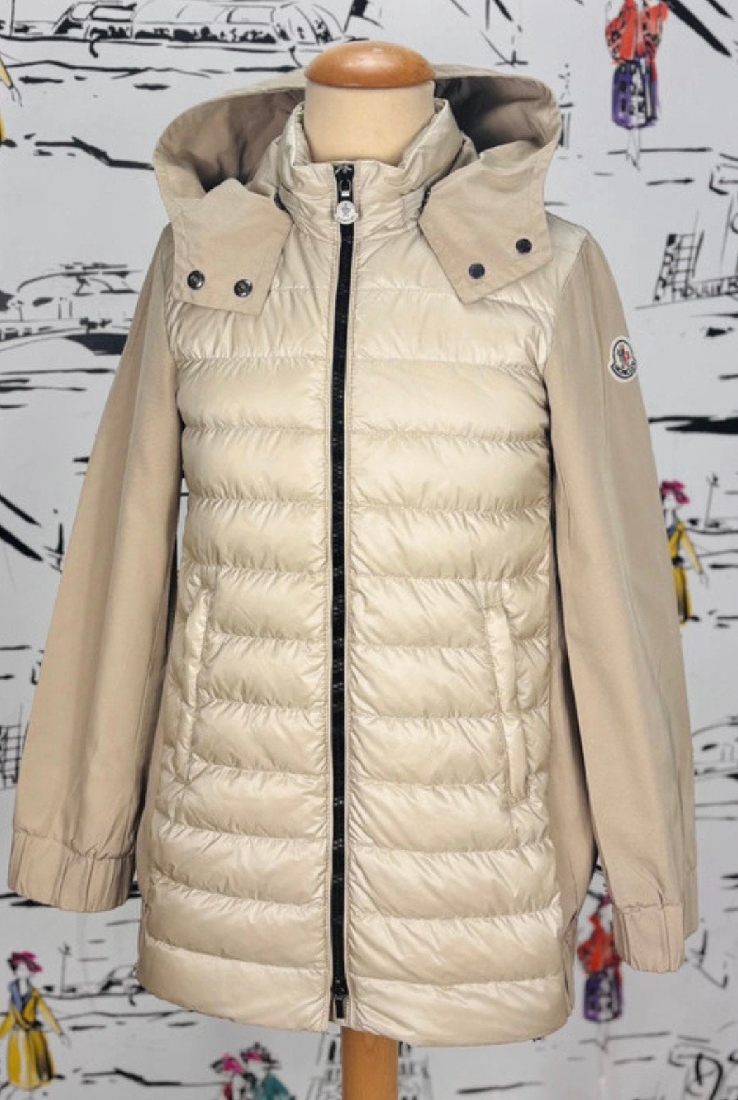 Moncler meisjes jassen maat 10 parka dons jack bodywarmer, Moncler EU, Meisje, Ophalen of Verzenden, Zo goed als nieuw