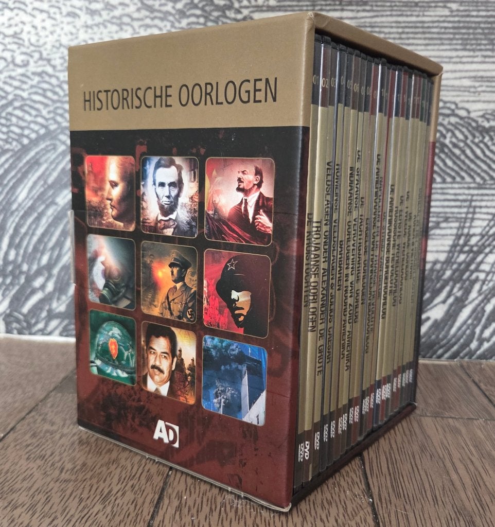 Historische Oorlogen DVD Boxset - Diverse Documentaires, Nederlands, Zo goed als nieuw, Politiek of Geschiedenis, Vanaf 12 jaar