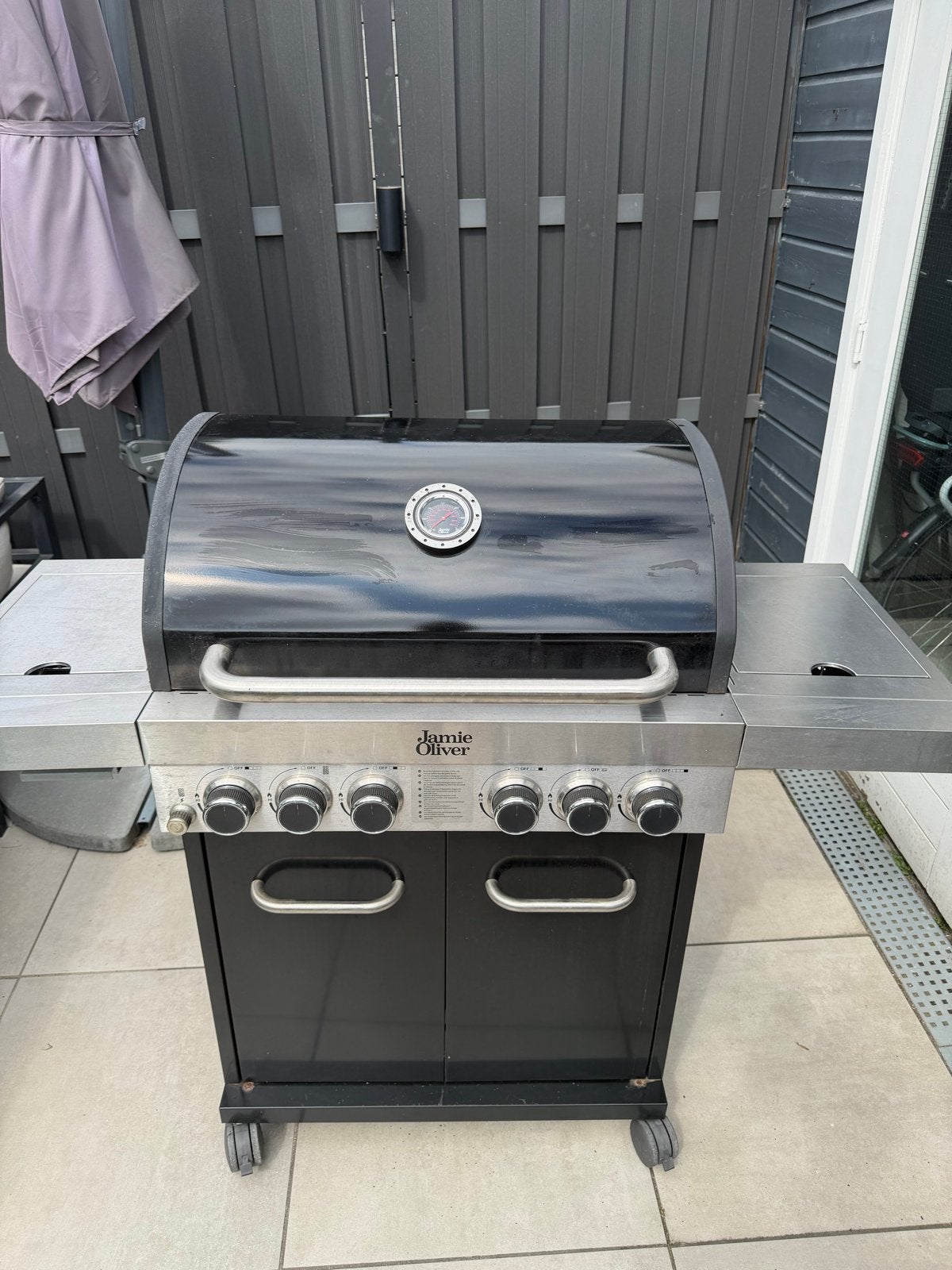 Jamie Oliver Classic 4SI BBQ gas barbeque, Tuin en Terras, Ophalen, Gebruikt