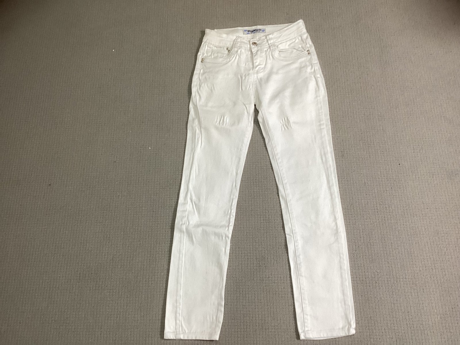 Witte Broek Maat 152 van MINI MIGNON, Ophalen of Verzenden, Zo goed als nieuw, Jongen of Meisje, Broek