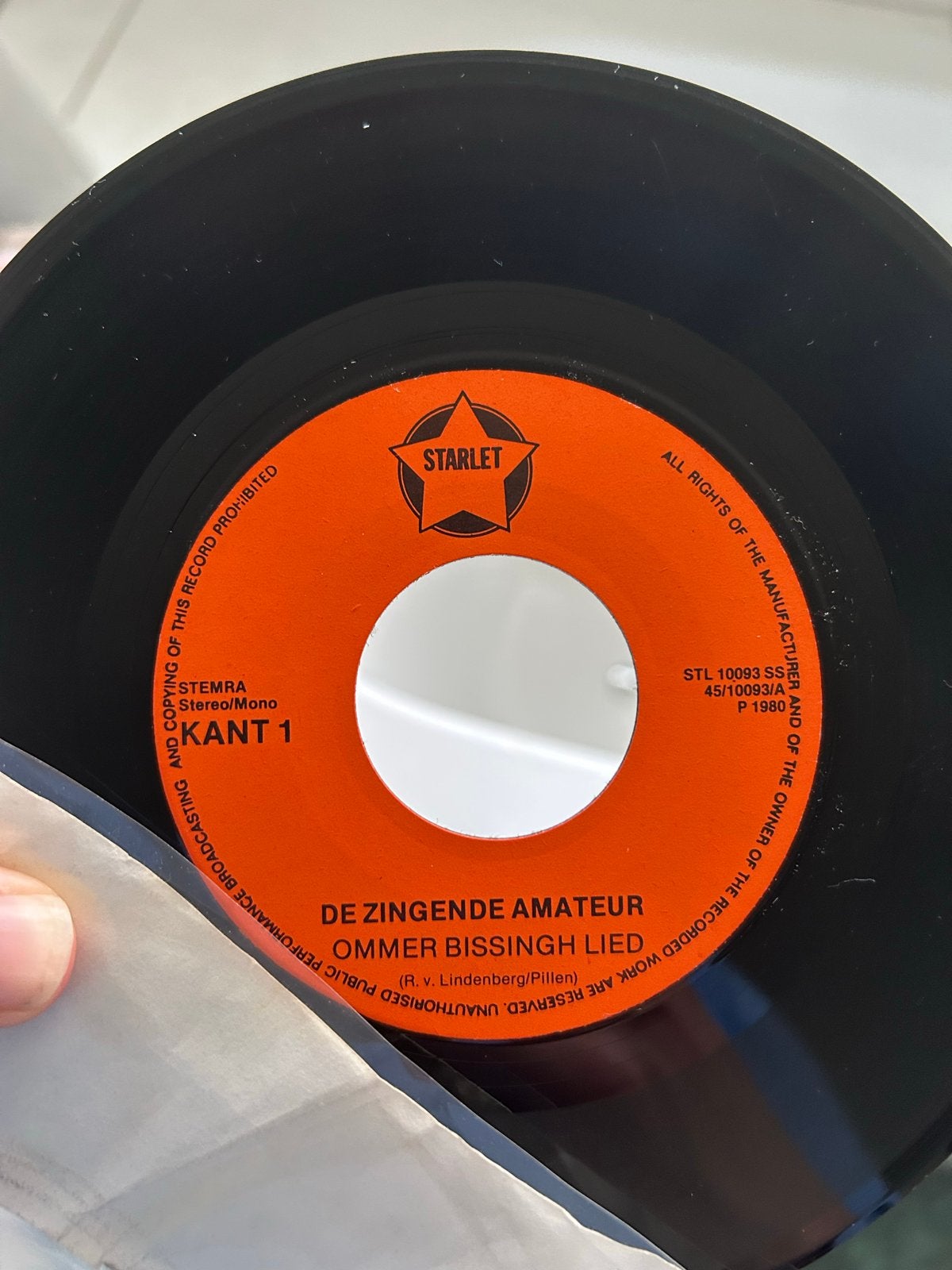 De Zingende Amateur - Ommer Bissingh Lied (Single, 1980), Cd's en Dvd's, Vinyl Singles, Ophalen of Verzenden, Gebruikt, Nederlandstalig